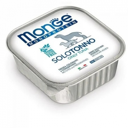 Hrana Umeda pentru Caini - 4168 MONGE D SPREM MPROT PATE PAT 100% TUNA 150GR