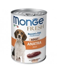 Hrana Umeda pentru Caini - 4564 MONGE D SPREM CHUNKS IN LOAF ADULT DUCK 400GR