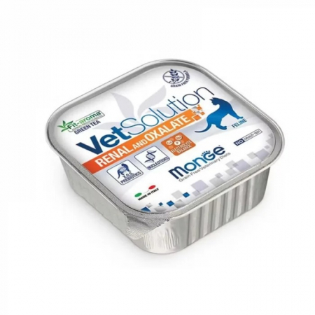 Hrana Umeda pentru Pisici - 4649 MONGE C VETSOLUTION RENAL&OXALATE 100GR
