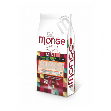 Hrana Uscata pentru Caini - 4688 MONGE D BWILD MINI DUCK&POTATOES 30/20 15KG