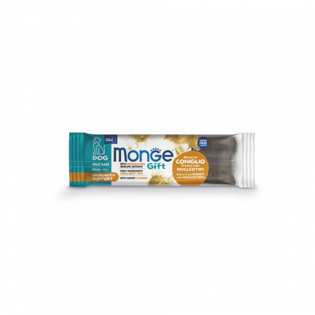 Produse pentru Caini - 5489 MONGE D GIFT MEAT BARS IMM SUP RABBIT NUCLEOTIDES 40GR