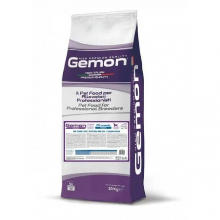 Hrana Uscata pentru Caini - 5609 GEMON D DRY ADULT AB TUNA&RICE 24/12 20KG