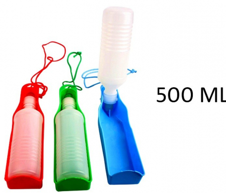 Castroane pentru Mancare si Apa Caini - Adapatoare portabila drumetii yommy 500 ml