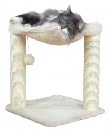 Accesorii pentru Pisici - Ansamblu De Joaca, Baza, 41x41 cm/ h: 50 cm, Crem, 44541