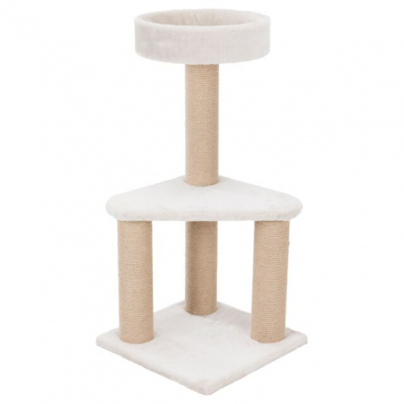 Patuturi, Iglu si Ansambluri Sisal pentru Pisici - Ansamblu De Joaca, Ivan, 39x39 cm/ h: 82 cm, Gri Deschis, 44420