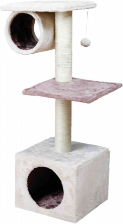 Patuturi, Iglu si Ansambluri Sisal pentru Pisici - Ansamblu Sina 36 X 36 X 106 Cm Crem/ Capuchino 44811