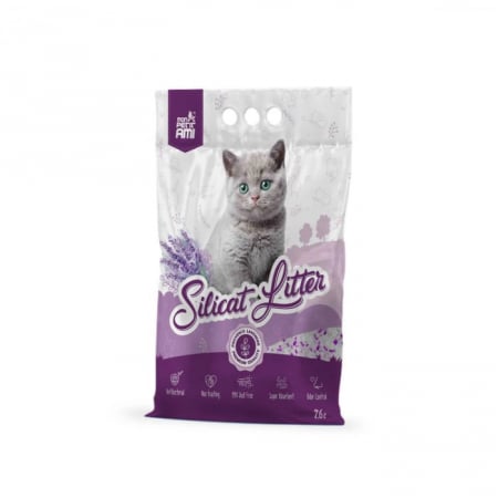 Igiena Pisici - Asternut igienic Silicat Lavanda 3.8l