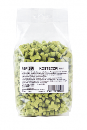 Recompense si Suplimente pentru Caini - (-10%) Recompense Pentru Caini, Biscuiti- Oase De Menta, 500 g, DB07