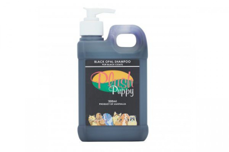 Ingrijirea Blanii pentru Caini Sampoane - Plush Puppy Black Opal Shampoo 500ml