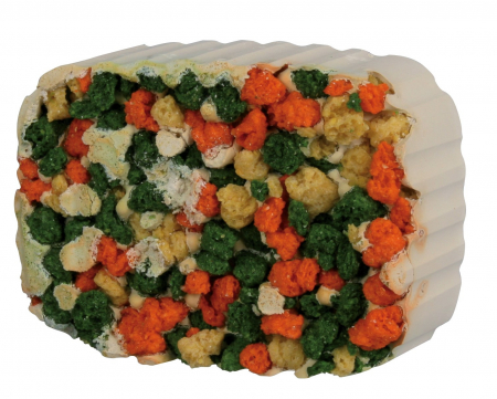 Hrana si Vitamine - Bloc Calciu Alge Crochete pentru Rozatoare si Suport 190 g 6012