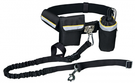 Centura Cu Lesa Pentru Jogging, 1.00-1.35 m/25 mm, Pana la 40 kg, Negru, 1275 [1]