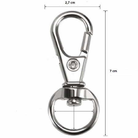 Accesorii Auto&Bicicleta - Carabina medie 7 cm rotativa