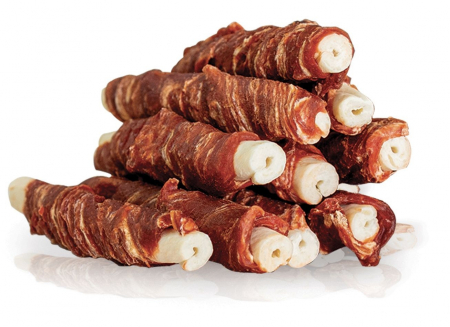 Produse pentru Caini - Recompense Pentru Caini, Rulouri Cu Friptura De Vita, 7-8 cm, 80 g, A04739