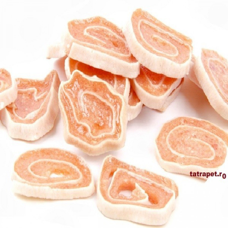 Produse pentru Caini - Carnita pui rondele 80 g/pachet