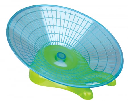 Custi si Accesorii - Carusel Disc Pentru Rozatoare, 30 cm, Gri/Turcoaz, 60812