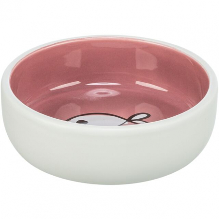 Castroane pentru Mancare si Apa Pisici - Castron Ceramic Pentru Pisici, 0.3 l/Ã¸ 13 cm, Diverse Culori, 24474