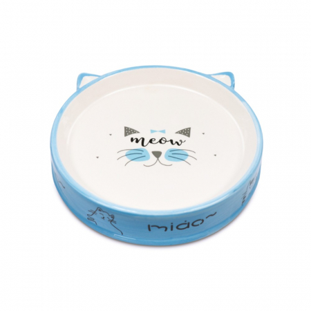 Castroane pentru Mancare si Apa Caini - Castron ceramica pt pisicute 15/3 cm