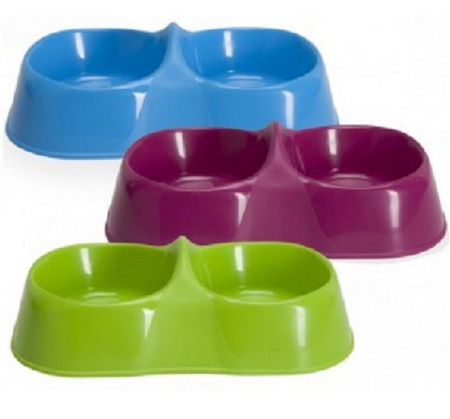 Produse pentru Caini - Castron dublu pvc mare