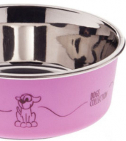 Produse pentru Pisici - Castron inox pink Bella 0,24 litri