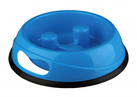 Castron Plastic Pentru Hranire Lenta 0.9 l/23 cm, Diverse Culori, 25032 [1]