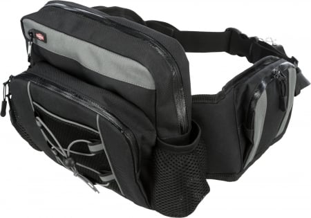 Dresaj & Sport - Geanta Cu Centura Pentru Talie 57-138 cm, Negru/Gri, 28861t