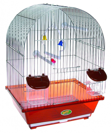 Colivii pentru Pasari - Colivie Pasari 30x23x39 cm Crom 211.01