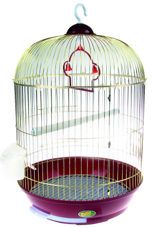 Colivii pentru Pasari - Colivie Rotunda Auriu Rondo 33x52 cm 211.39