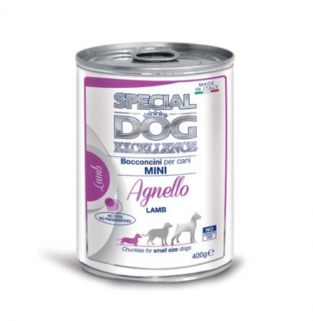 Hrana Umeda pentru Caini - Hrana Umeda Pentru Caini, Special Dog Excellence, Adult Mini, Miel, 400 g