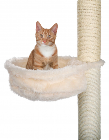 Accesorii pentru Pisici - Cos Pentru Ansamblu De Joaca, 38 cm, Pana la 4.5 kg, Crem, 43921