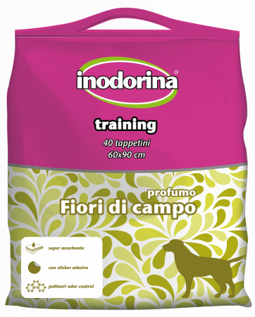 Covorase Absorbante si Scutece - Covoras abs Inodorina flori de camp 60 x 90 cm 40 buc