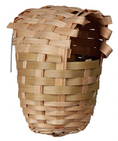 Accesorii pentru Pasari - Cuib Exote Bambus 9x10 cm 5600
