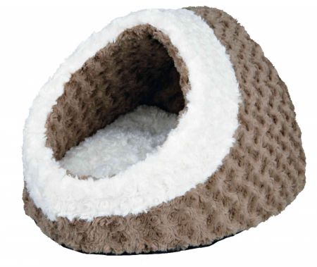 Patuturi, Iglu si Ansambluri Sisal pentru Pisici - (-25%) Culcus Kaline, 35 x 26 x 41 cm, crem/taupe, 36348