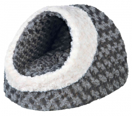 Patuturi, Iglu si Ansambluri Sisal pentru Pisici - Culcus Kaline, 35 x 26 x 41 cm, gri/bej, 36341