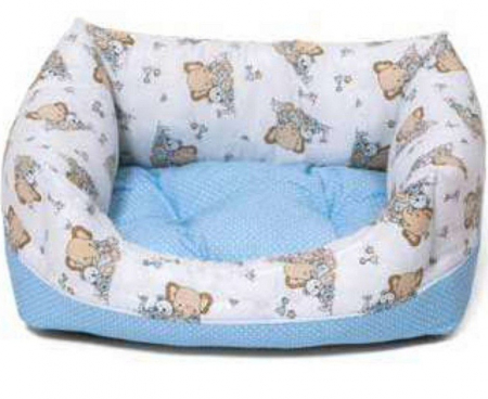 Produse pentru Caini - Culcus puppies albastru 40x50 cm
