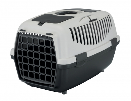 Custi si Genti Transport pentru Caini - Cusca De Transport, Capri 2, XS-S: 37x34x55 cm, Pana la 8 kg, Gri, 39821