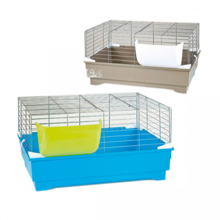Custi si Accesorii - Cusca Cavia 2 Alb Pliabil Porcusori de Guineea 20080011