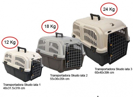 Custi si Genti Transport pentru Caini - Cusca de transport Skudo 60/40/39 Iata 3