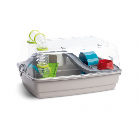 Custi si Accesorii - Cusca Pentru Hamsteri, Bernie Prestige, Cu Capac, Plastic, 53x38x25.5 cm, 20070370