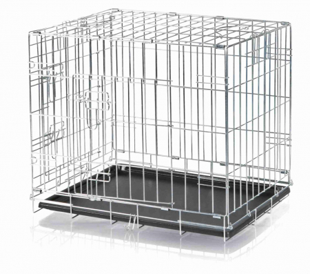 Custi si Genti Transport pentru Caini - Cusca Metalica Pentru Caini, M: 78x62x55 cm, 3923