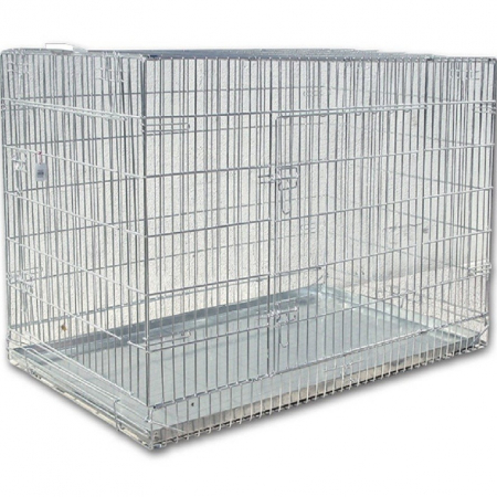 Custi si Genti Transport pentru Caini - Cusca metalica 109 x 69 x 75 cm