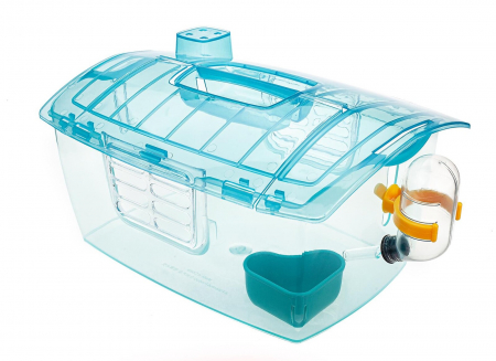 Custi si Accesorii - Cusca De Transport Pentru Rozatoare, First Home, 28x21x14 cm, Diferite Culori, K737