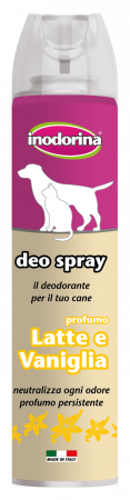Solutii de Curatat, Repelente, Atractante si Parfumuri - Deo Spray Latte & Vaniglia Inodorina 300 ml