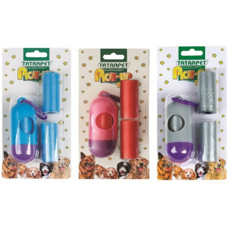 Pungi Igienice Pentru Caini - Dispenser color & 3 saci igena tatrapet