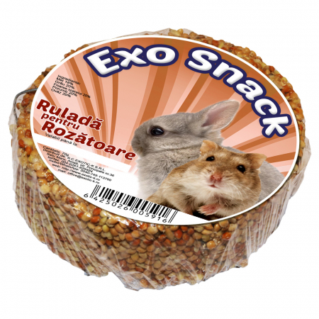 Hrana si Vitamine - Exo Snack Rulada pentru Rozatoare 130 g