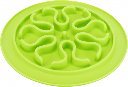 Farfurie Pentru Hranire Lenta, Silicon, 24 cm, Diferite Culori, 25035 [1]