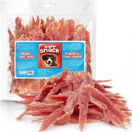 Hrana Caini - Fasii soft carne de rata 0,5 kg