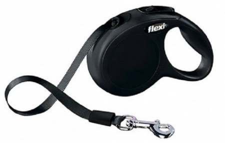 Produse pentru Caini - Flexi compact banda 5 m/50 kg L negru