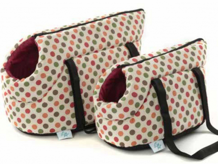 Custi si Genti Transport pentru Caini - Geanta & poseta buline 40/25/21 cm