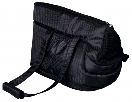 Custi si Genti Transport pentru Caini - Geanta De Transport, Riva, 26x30x45 cm, Pana la 7 kg, Negru, 36211