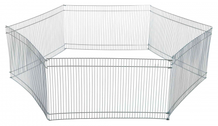 Custi si Accesorii - (-18%) Tarc Metalic Pentru Rozatoare, Interior, 6 Elemente, 90x25 cm, 6249